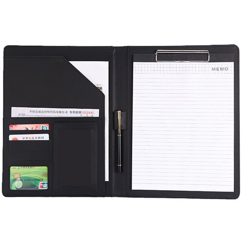 INF Večfunkcijska mapa za dokumente PU - velikost A4 Black, (21536278) Slike