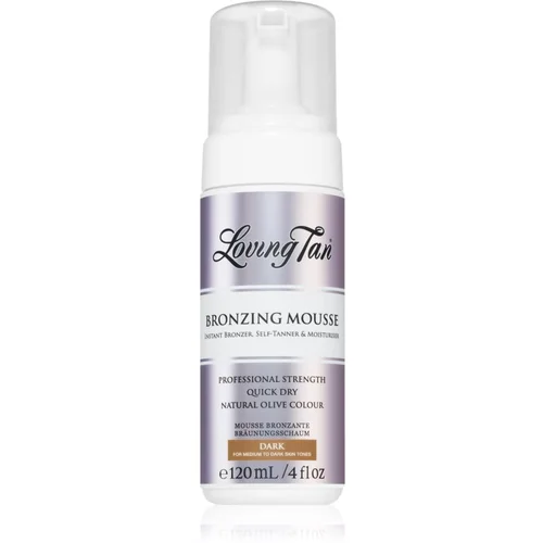 Loving Tan Bronzing Mousse samoporjavitvena pena odtenek Dark 120 ml