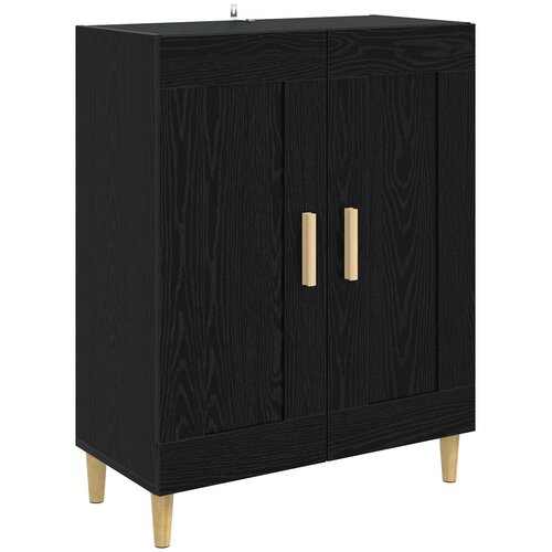  Kreveta Crni hrast 69,5 x 34 x 90 cm Konstruirano drvo Slike