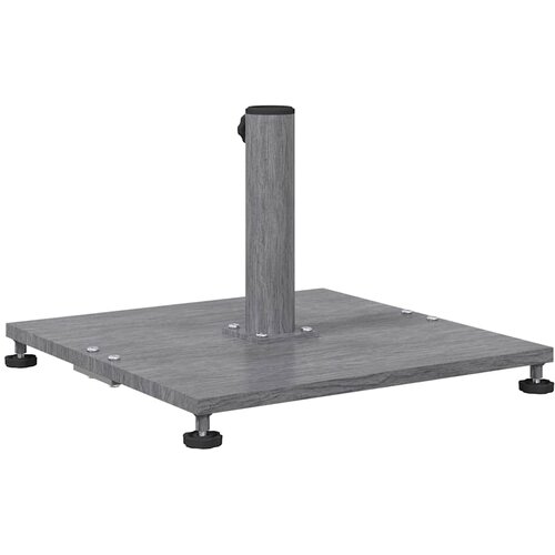  Baza za suncobran Tamno siva drvena izgled 45 x 45 x 31 cm Slike