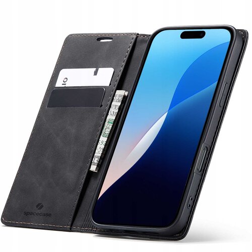 Spacecase OVITEK WALLET ZA IPHONE 16 PRO MAX OVITEK ČRN, (21967745) Cene