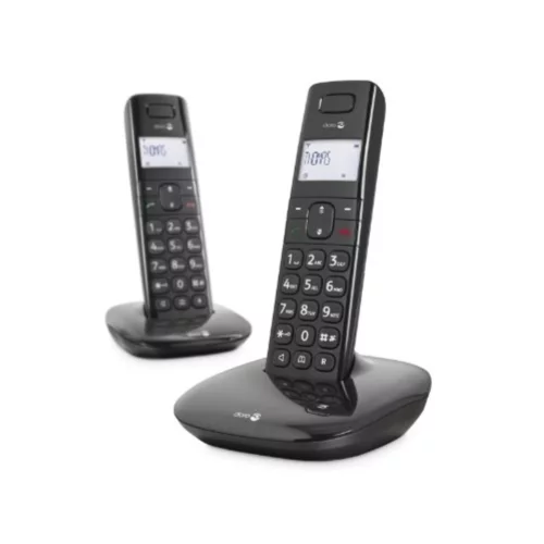 Doro Fiksni telefon Comfort 1010 2 Black Wireless, (20575992)