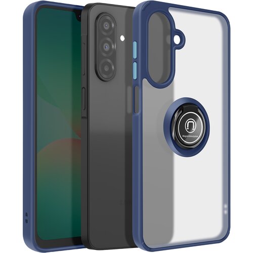 AVIZAR Ohišje za Samsung Galaxy A26 Magnetic Ring Translucent Back, Modra noč, (5000012223) Cene