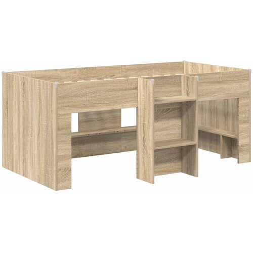  Kreveta za visoko spavanje djece Hrast sonoma 80 x 160 cm Slike