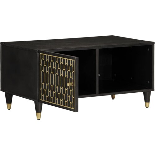 Maison Chic Klubska mizica - kavna mizica - Nizka mizica 80x50x40 cm trden mangov les, (21754366) Slike