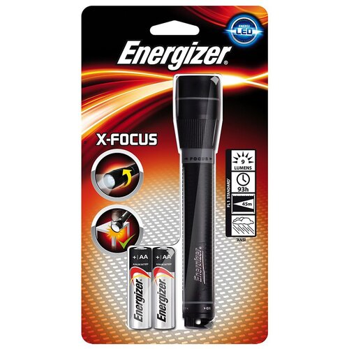 Energizer LED mini džepna svjetiljka X-Focus 2AA na baterije 26 lm 0.01 kg crna Cijene