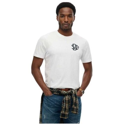 Superdry bela muška majica Cene