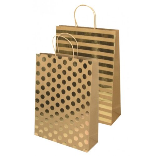  Darilna vrečka Eco Gold, jumbo Cene