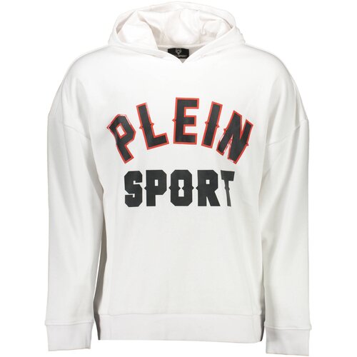 Plein Sport SWEATSHIRT WITHOUT ZIP MAN WHITE Slike