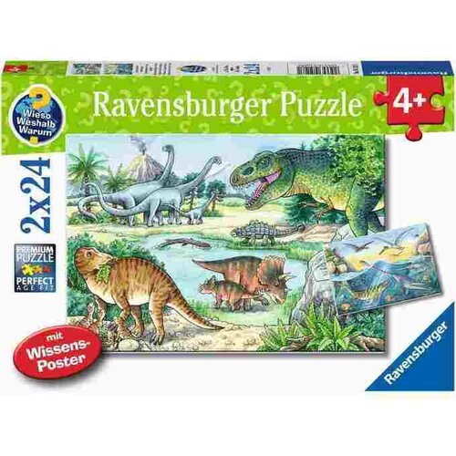 Ravensburger Dinosaurusi na svom staništu RA05128-puzzle Cene