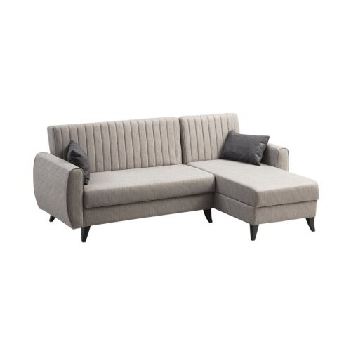 Atelier Del Sofa Kutna sofa Alkon 223x86x130cm Svijetlo siva Slike
