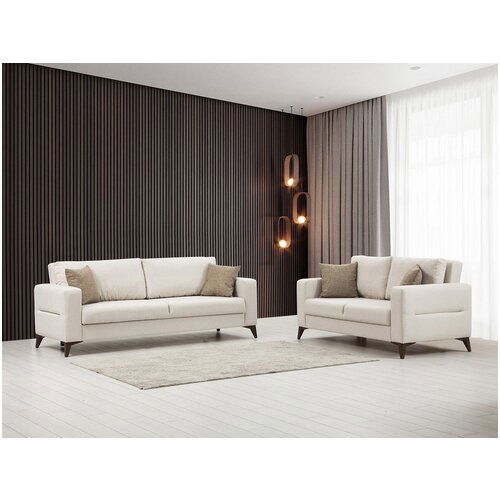 Atelier Del Sofa kristal 3+2 - beige beige sofa set Slike
