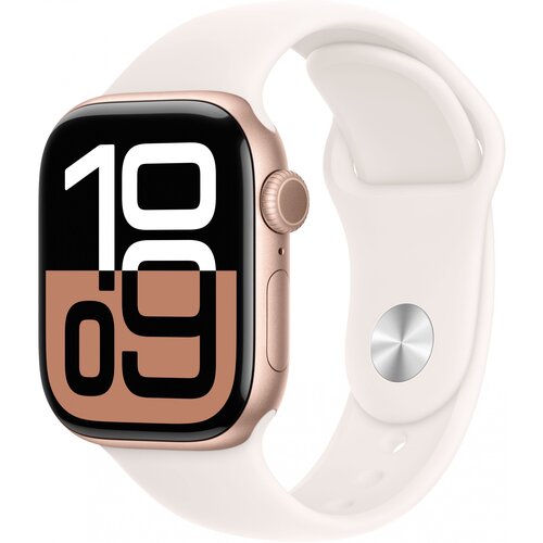 Apple watch series 10 gps + cellular 42mm rose gold aluminium case with light blush sport band - m/l" Cijene