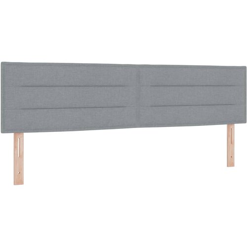  Krevet s opruga kutije Svijetlo siva 180 x 200 cm tkanina Slike