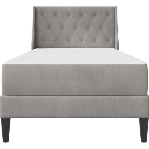  Okvir kreveta s madracem Zidne 2 pcs Svijetlo siva Bar&amp;scaron;un - Svjetlosiva 80 x 200 cm Slike