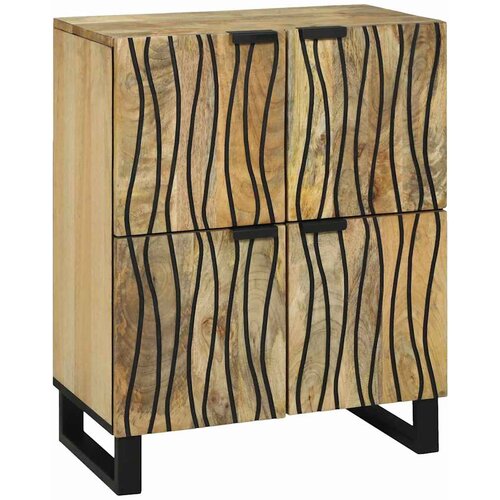  Komoda Smeđa 60 x 33 x 75 cm masivno drvo manga Cijene