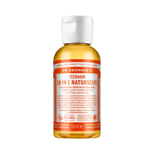 DR. BRONNER&amp;#039;S 18u1 tekući sapun čajevac - 60 ml Slike