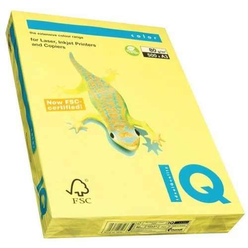  Fotokopirni papir IQcolor 160 g/m2 - A4, rumena