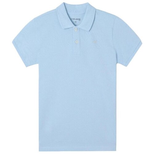 Silbon Polo majice kratki rokavi 132220 Modra Cene