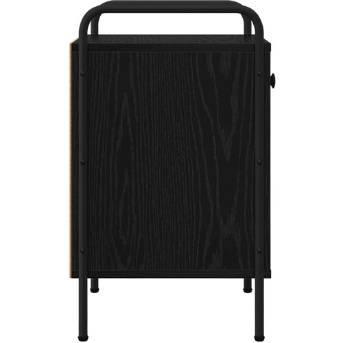  Noćni ormar Crni hrast 35 x 36,5 x 61 cm Konstruirano drvo Slike