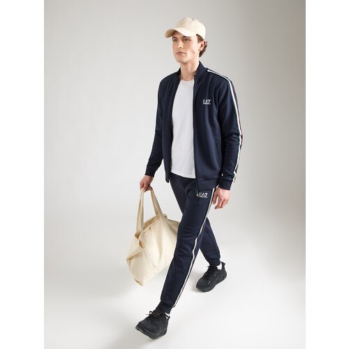 Ea7 Emporio Armani Trenirka za tek mornarska / bela Slike