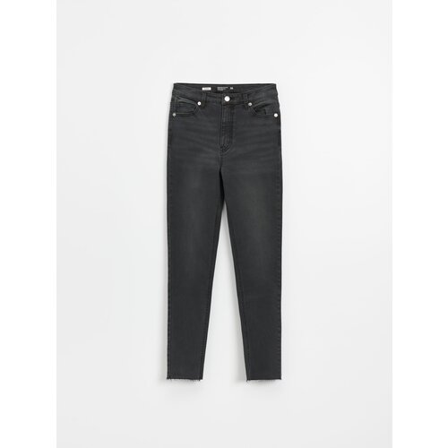 House - Skinny traperice visoka struka - Crna Cijene
