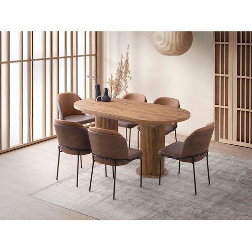 Hanah home Trpezarijski sto Gusto - 2952, 180x77x90 cm, Orah Cene