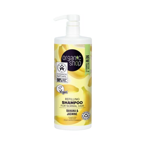 Organic Shop Refilling Shampoo Banana &amp;amp; Jasmine - 1 l Slike