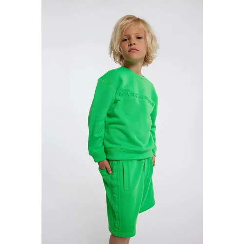 Marc Jacobs Dječja dukserica boja: zelena, s aplikacijom