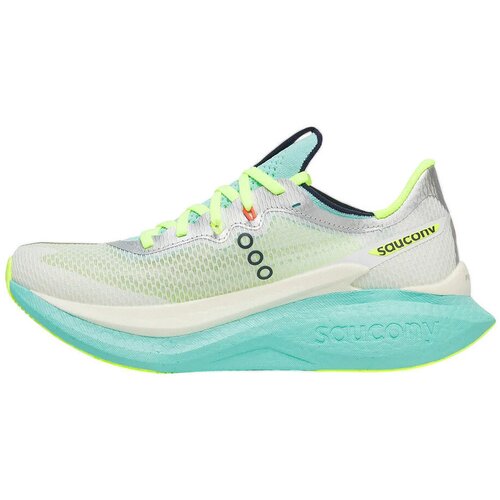 Saucony Tek &amp;amp; Trail Chaussures de running Endorphin Pro 5 plaque en carbone Bela Slike