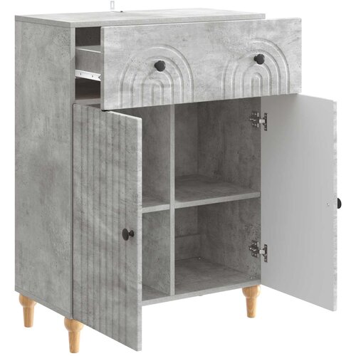  Kreveta Betonska siva 66 x 34,5 x 90 cm Konstruirano drvo Slike