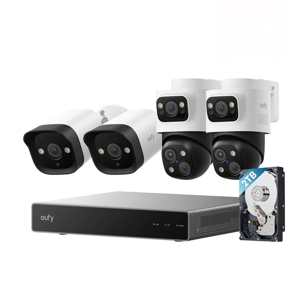 Eufy Security PoE NVR nadzorni sistem S4 (2x eufy E40 + 2x eufy S4) Cijene
