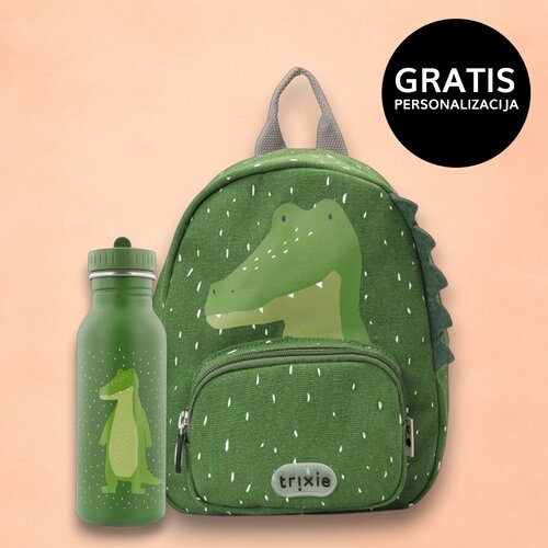 Trixie otro&amp;scaron;ki nahrbtnik + steklenička 500 ml mr. alligator Slike