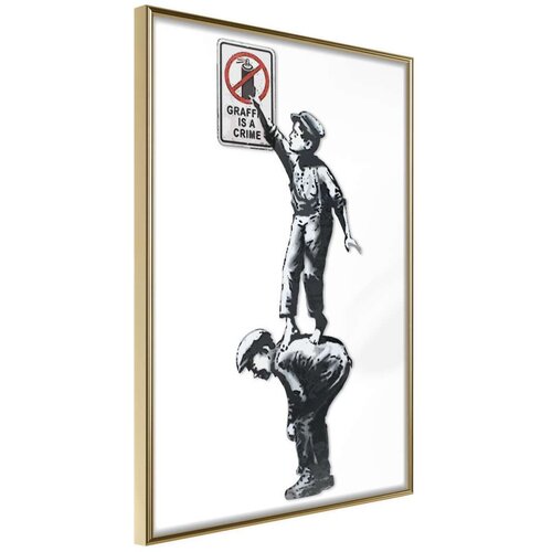  Poster - Banksy: Graffiti Is a Crime 40x60 Cene