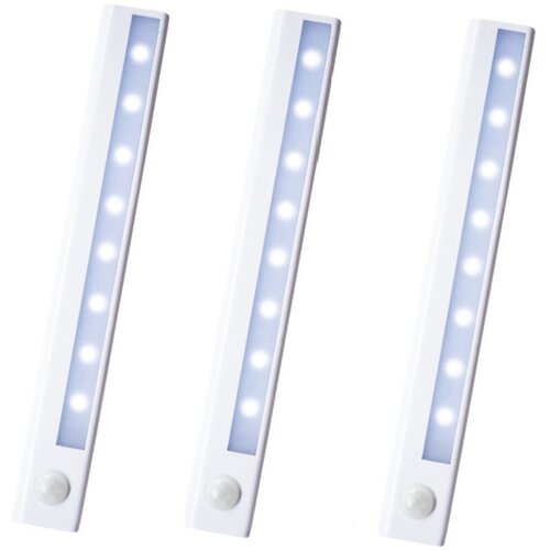 INF Osvetlitev omare / Osvetlitev klopi, LED svetlobni trak s senzorjem gibanja 3 paketi White, (21547882) Slike