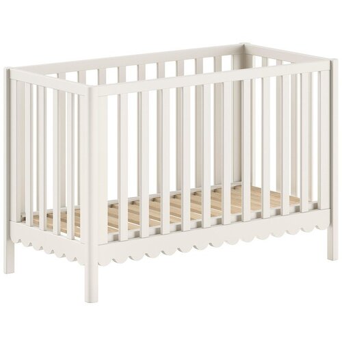 Vipack Bež dječji krevet od masivnog bora s podesivom visinom 60x120 cm Swingo &ndash; Cijene