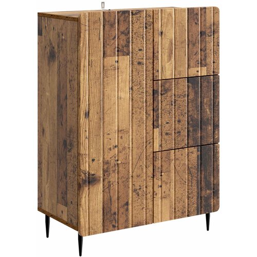 vidaXL Strani šal Star les 66 x 34,5 x 91,5 cm Inženirski les, (5000217224) Cene