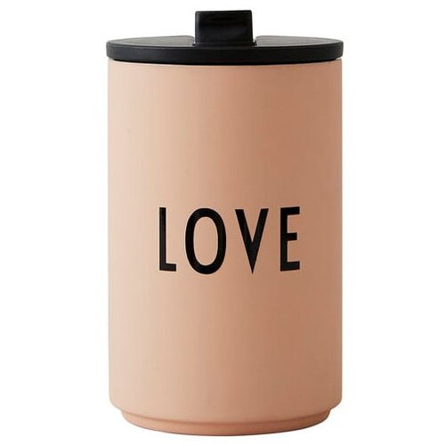 Design Letters Bež termovka Love, 350 ml Slike