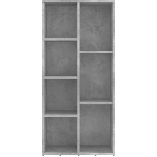  za knjige boja betona 50x25x106 cm konstruirano drvo Slike