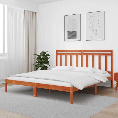  okvir za krevet 2 pcs vosak smeđa 180 x 200 cm Cene