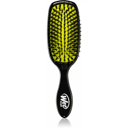 Wet Brush Shine Enhancer krtača za sijaj in mehkobo las Black-Yellow 1 kos