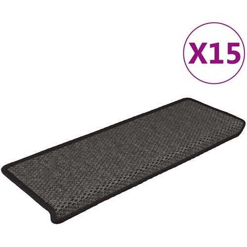  Samoljepljivi otirači za stepenice 15 kom 65x21x4 cm antracit Cijene