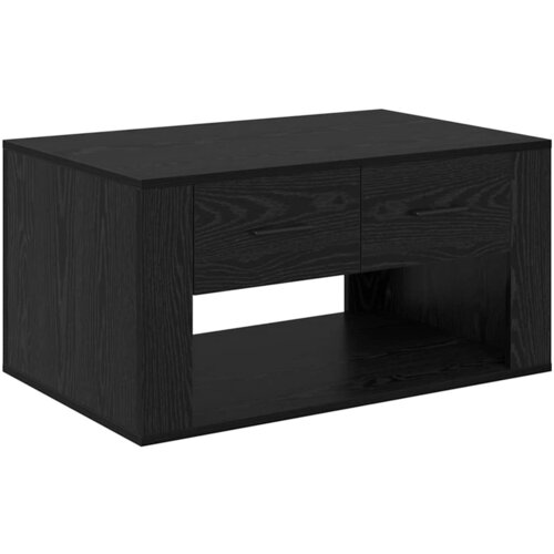 vidaXL Klubska miza Črna Orehovina 80 x 50 x 40 cm Konstruiran les, (5000092077) Cene
