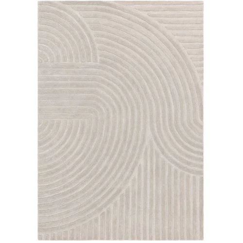 Asiatic Carpets Svijetlo sivi vuneni tepih 160x230 cm Hague –