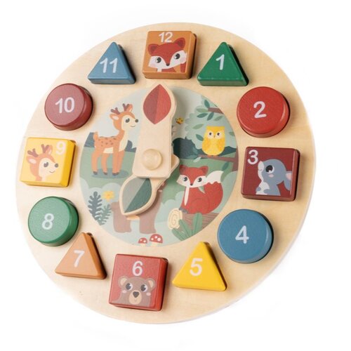 Zopa Wooden Clock aktivna igračka od drva 1 kom Cijene
