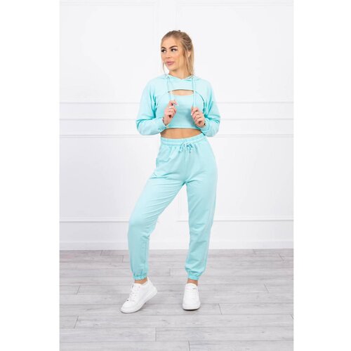 Kesi 3-piece cotton set mint Cene