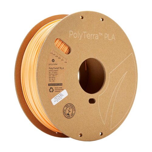 Polymaker PolyTerra&amp;trade; PLA 1,75 mm 1kg Peach Slike
