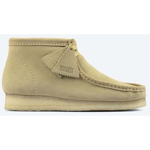 Clarks Originals Cipele od bru&amp;scaron;ene kože Clarks Wallabee Boot za mu&amp;scaron;karce, 26155516 Slike