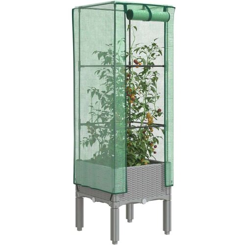  Povi&scaron;ena gredica s pokrovom za staklenik 40 x 40 x 140 cm Cijene