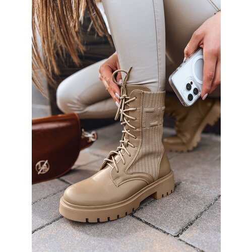 DStreet Botki damskie CALLA khaki Slike